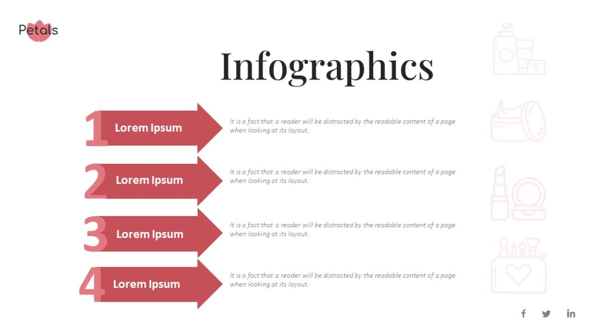 Linear 4 Arrow Slide in Product Launch Templates SlideKit Linear 4 Arrow Slide in Product Launch Templates SlideKit