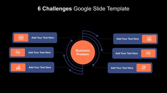 Challenges and Solutions Slide Template - SlideKit