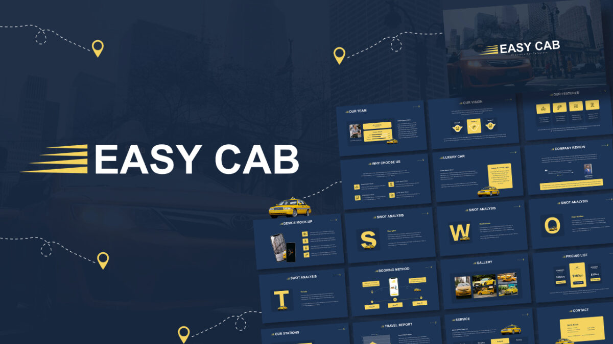 Cab Service Powerpoint Template 1