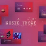 Free Music Theme Presentation Template