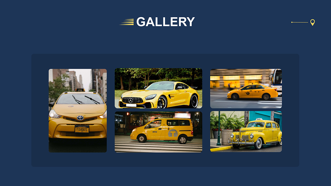 Gallery slide in free cab and taxi templates