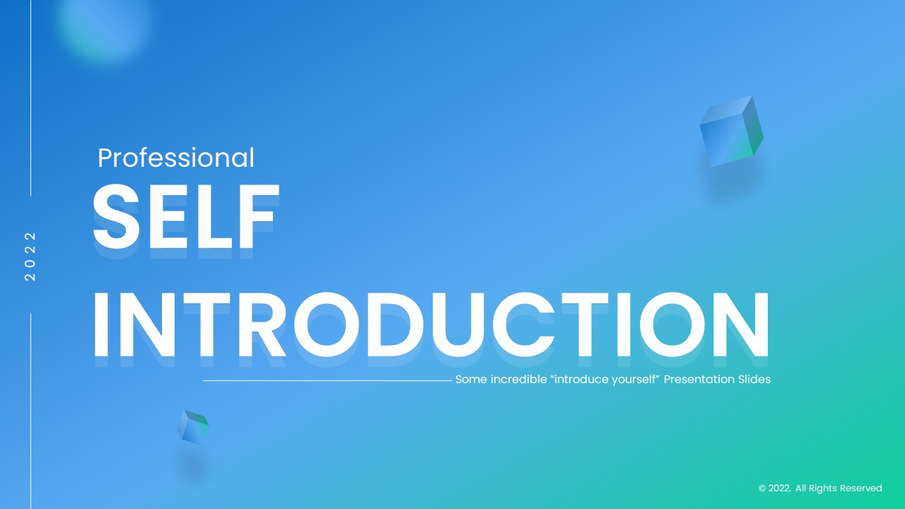 Powerpoint Templates For Self Introduction 1