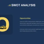 SWOT analysis slide in free cab and taxi templates
