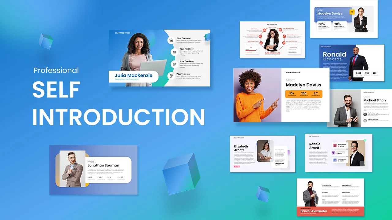 Self Introduction templates Web Featured Image