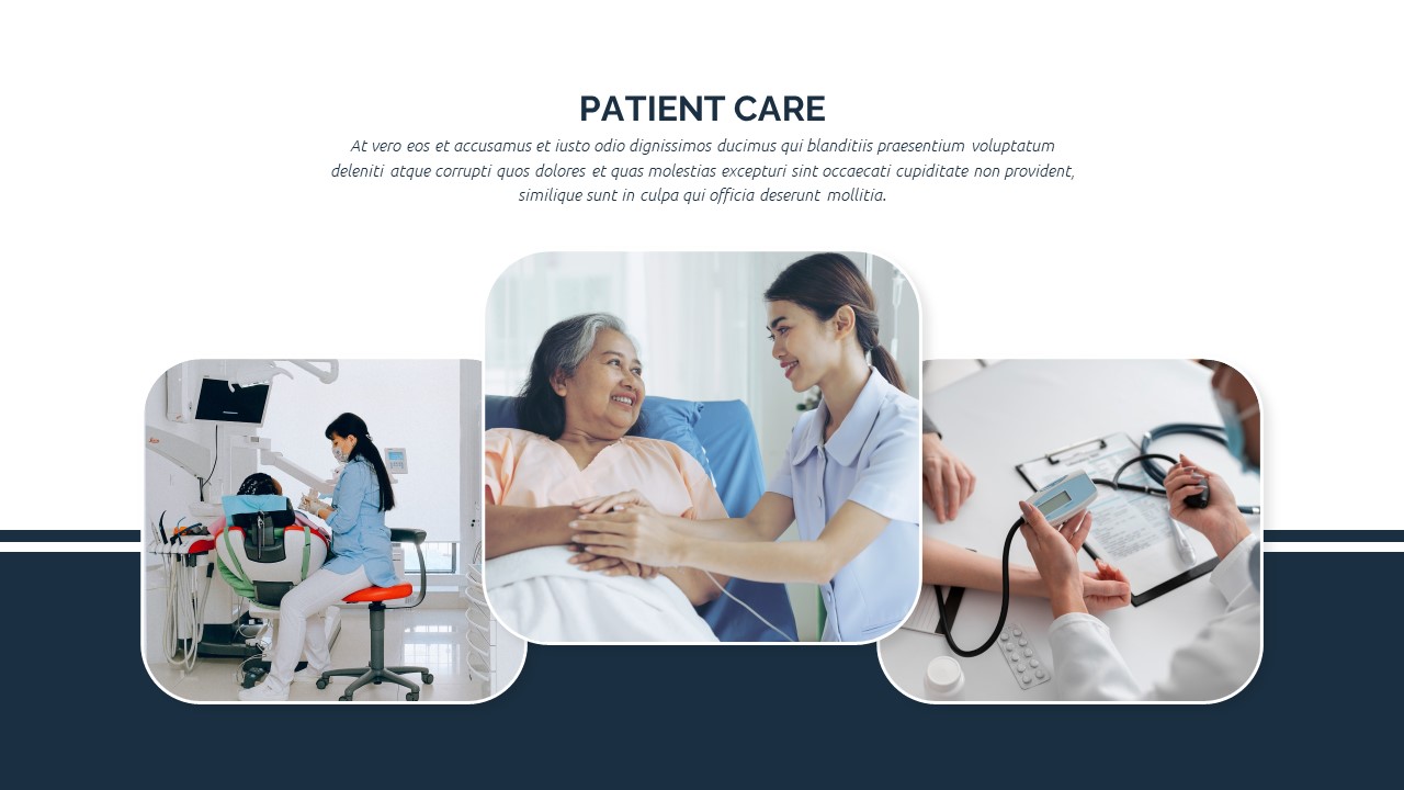 patient care in professional medical presentation templates for Google Slides