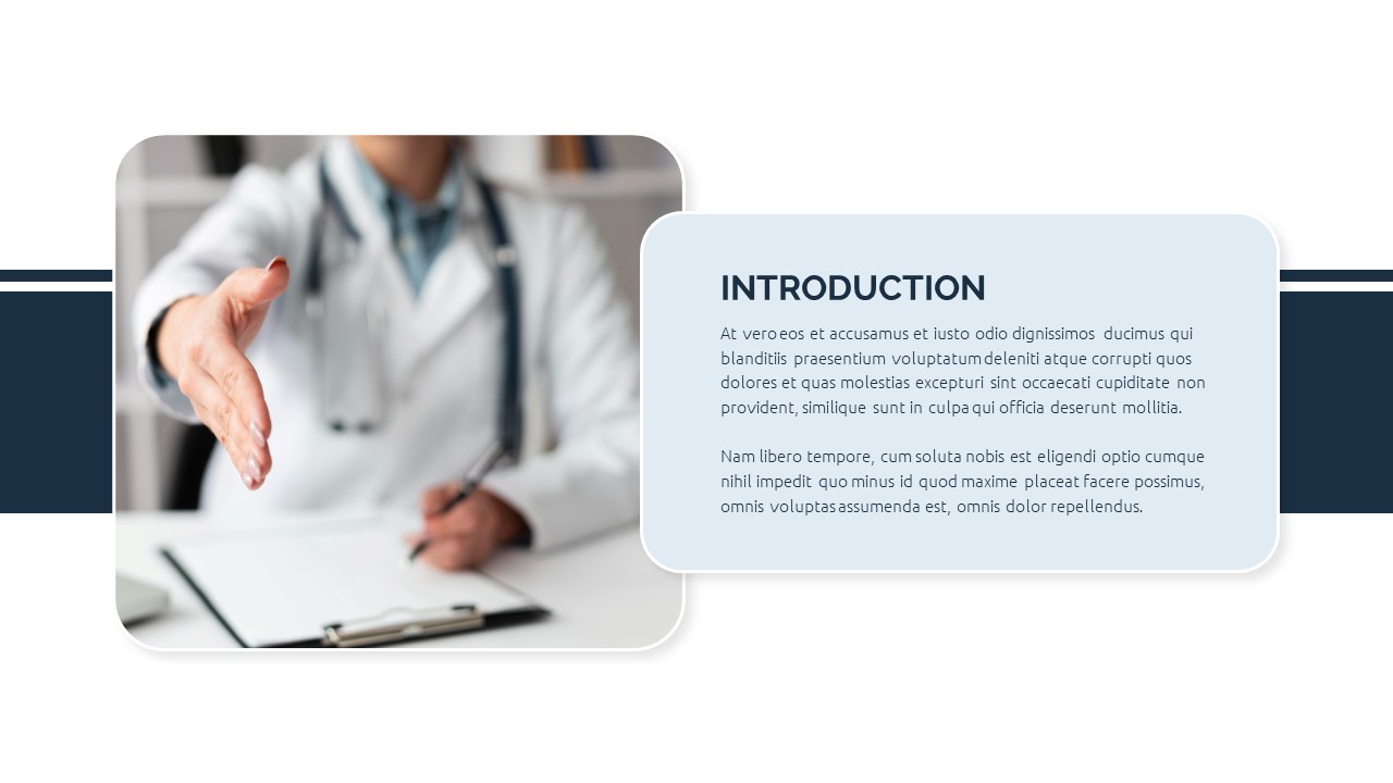 introduction in professional medical presentation templates for Google Slides