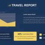Travel report slide in free cab and taxi templates