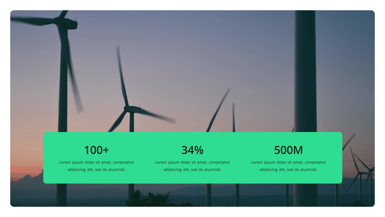 renewable energy sales template for google slides
