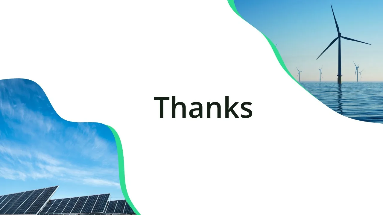thank you slide in renewable energy google slides theme