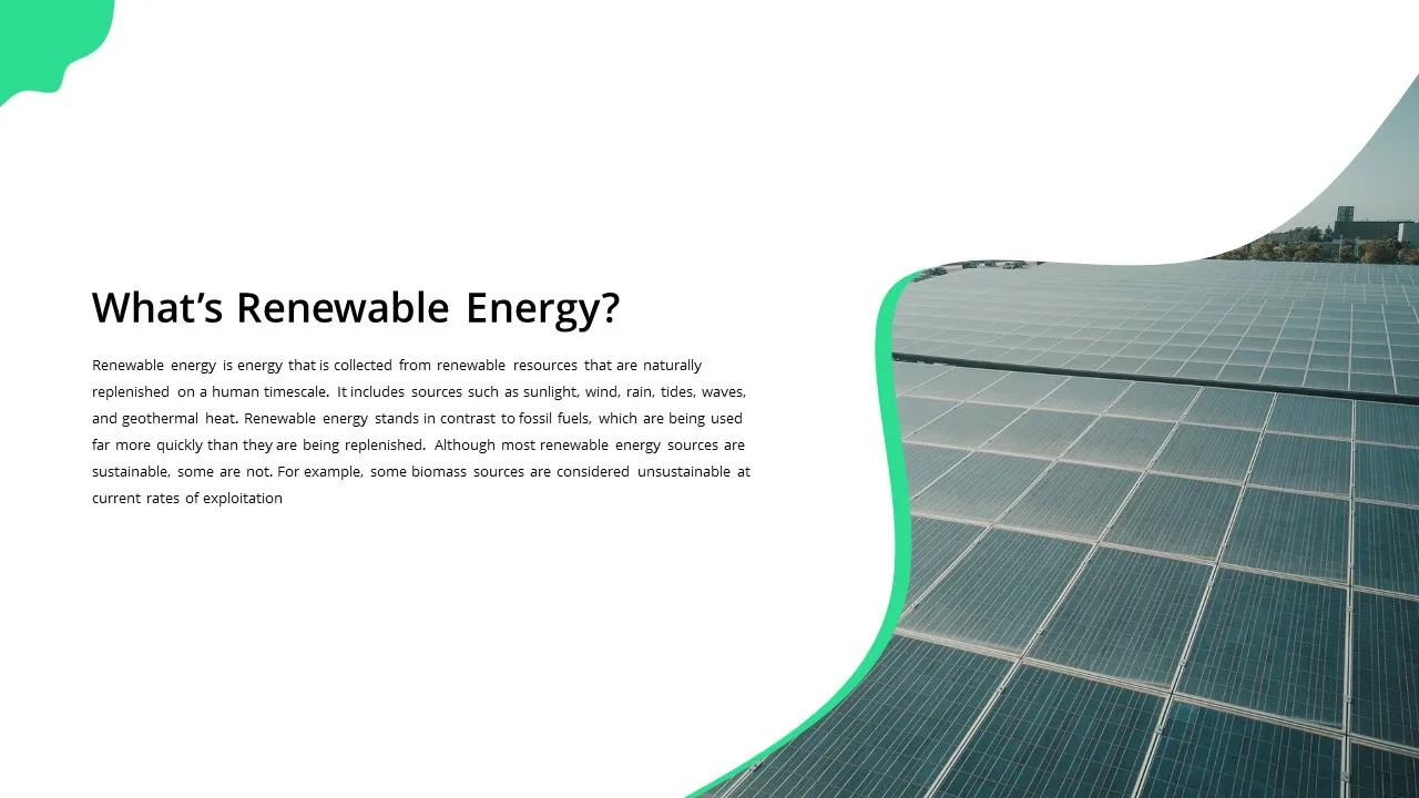 renewable energy presentation template for google slides