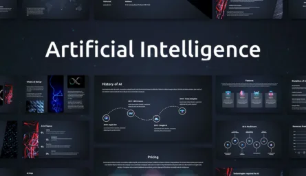 Artificial Intelligence Presentation Cover Slide