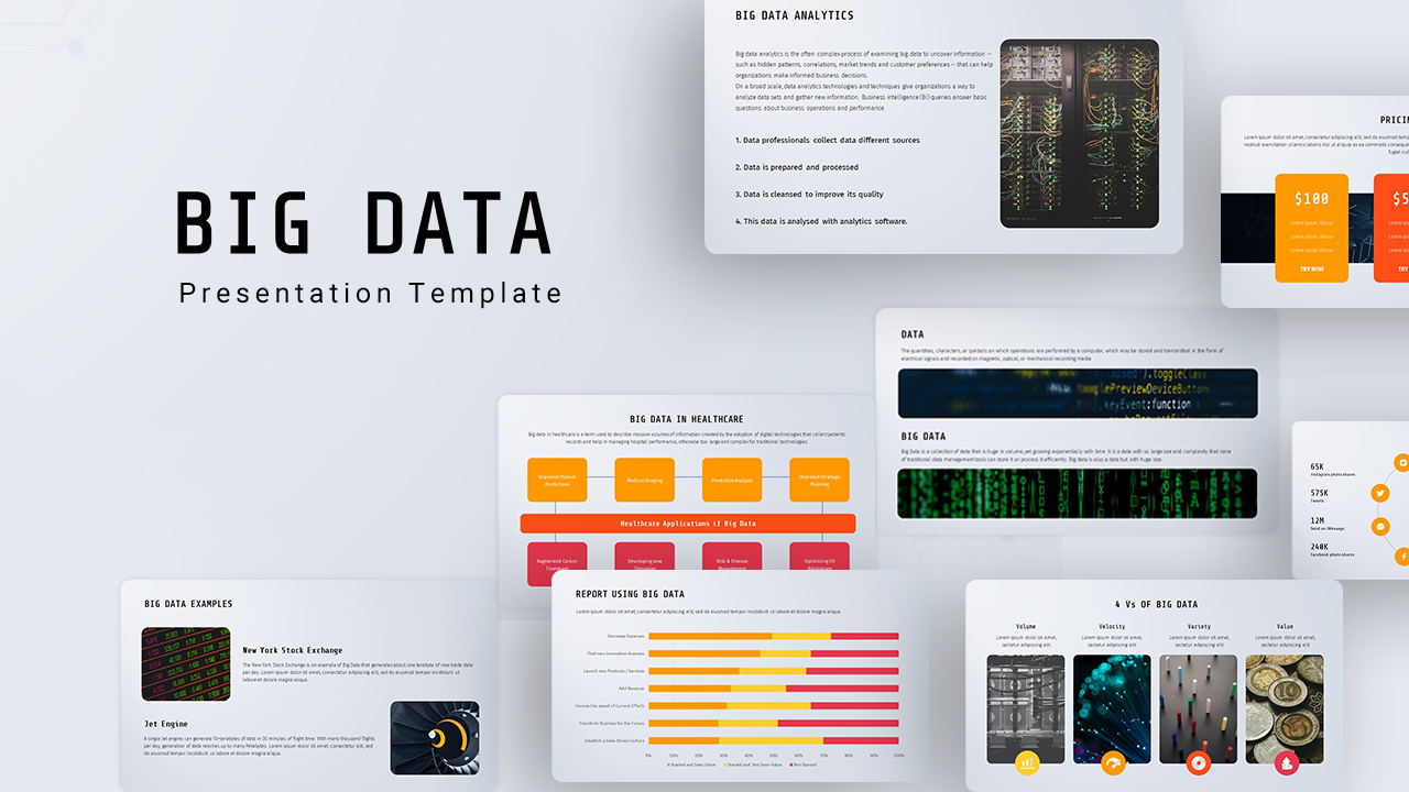 Big Data Ppt Template 1