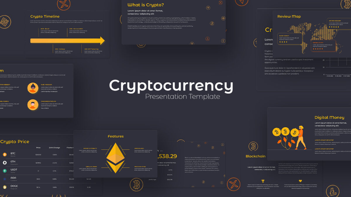 Cryptocurrency-Presentation ppt Template-