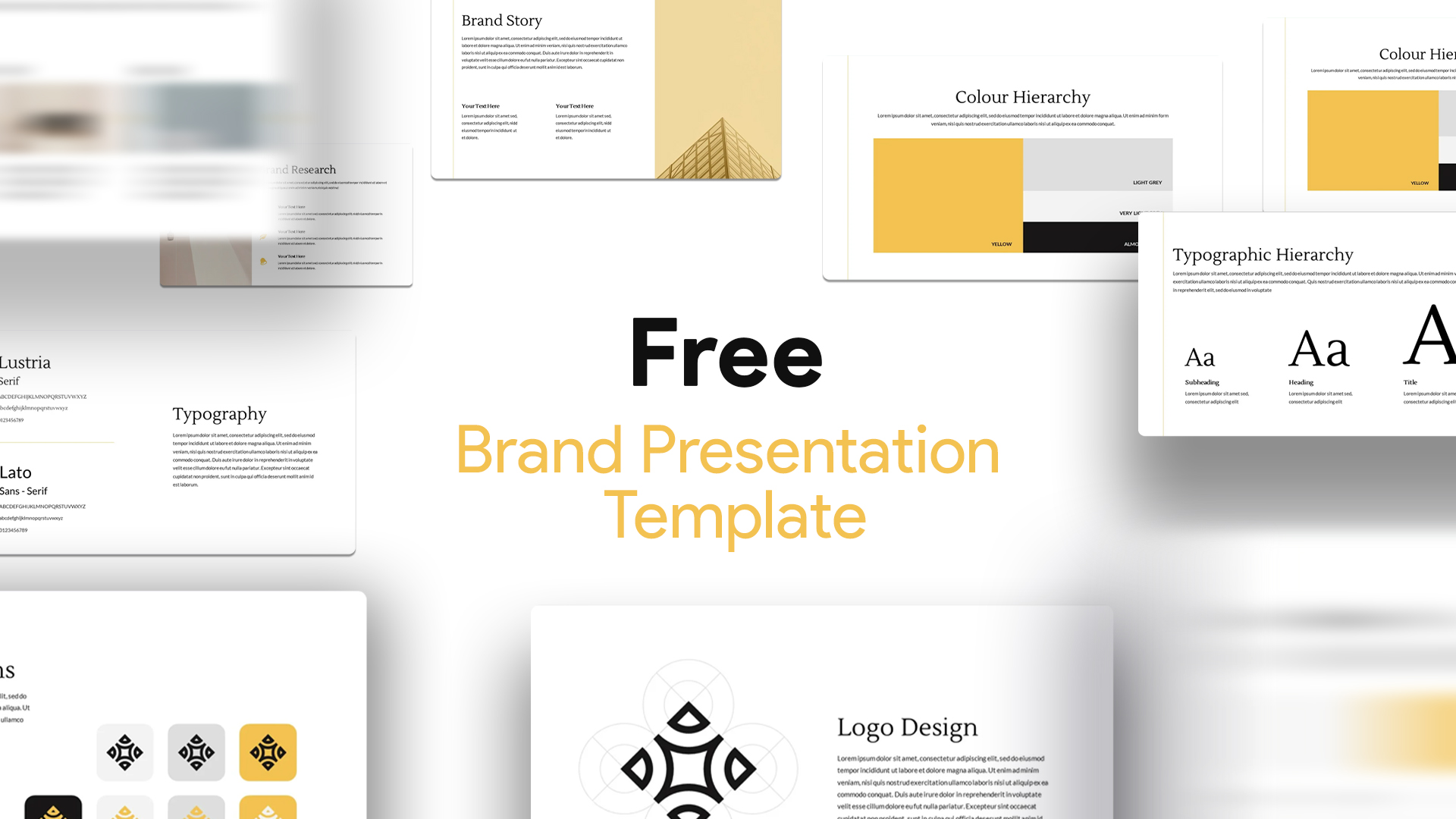 Free Branding Presentation Slide Cover Image