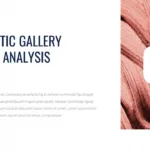 SWOT analysis template in art presentation google slides theme