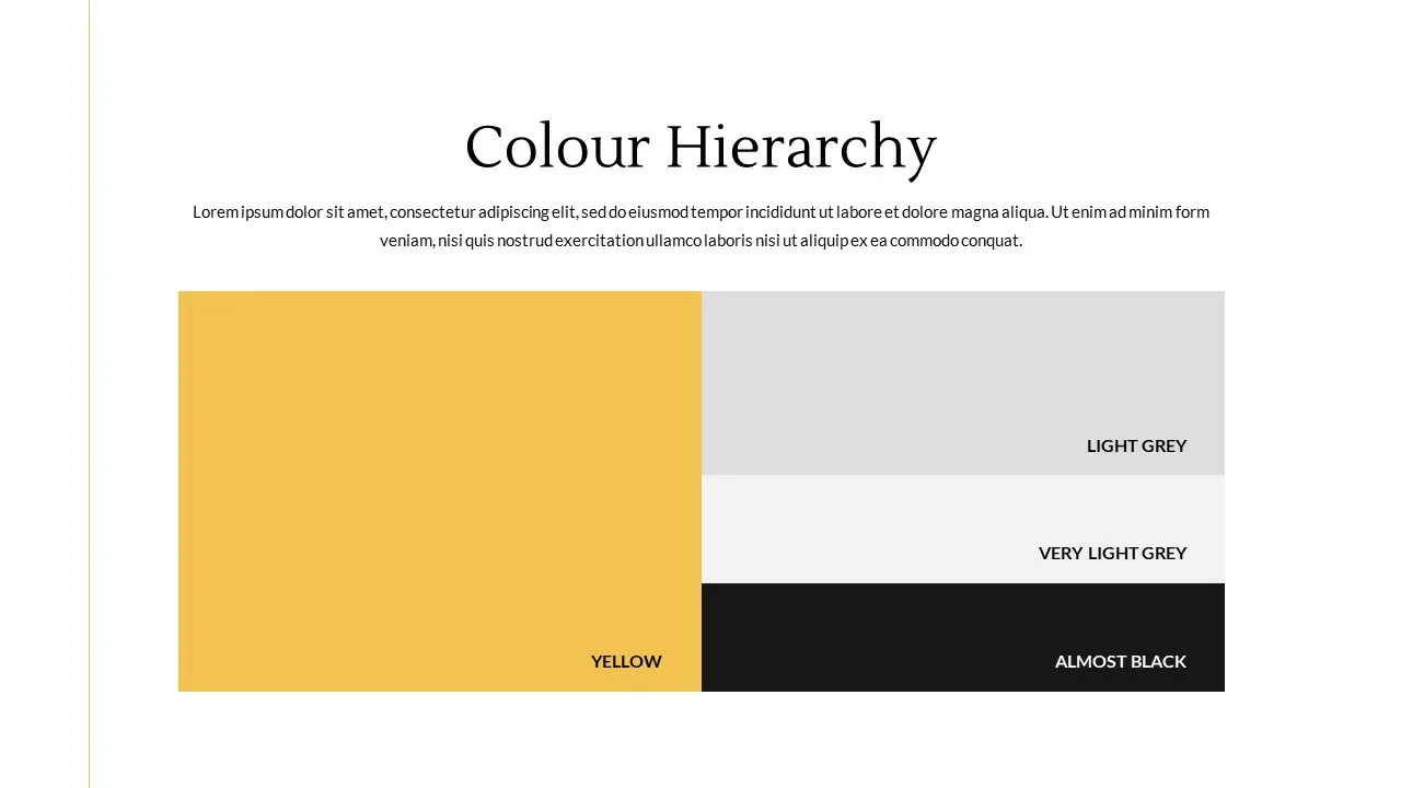 colour hierarchy template in free branding proposal google slides theme