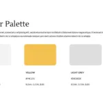 colour palette template in free brand marketing google slides theme