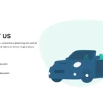 contacts us template in Electric Car Infographics for Google Slides