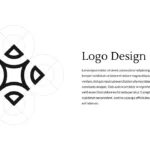 logo design template in free brand marketing google slides theme