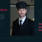 meet the admin template in airline google slides theme