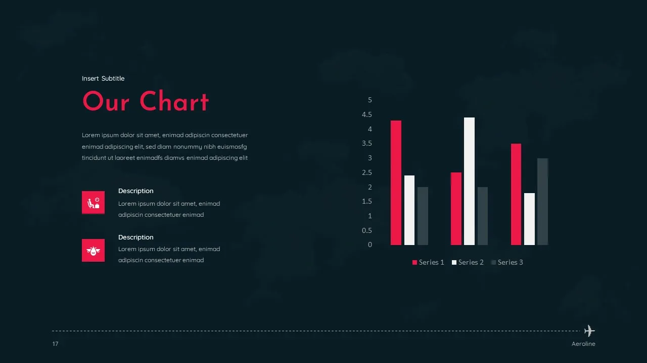 our chart template in flight google slides presentation theme