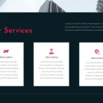 our services template in airline google slides theme