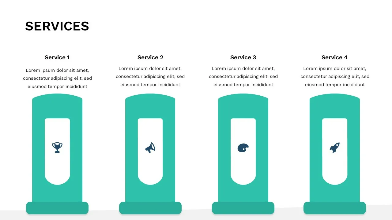 services template in electric car google slides theme