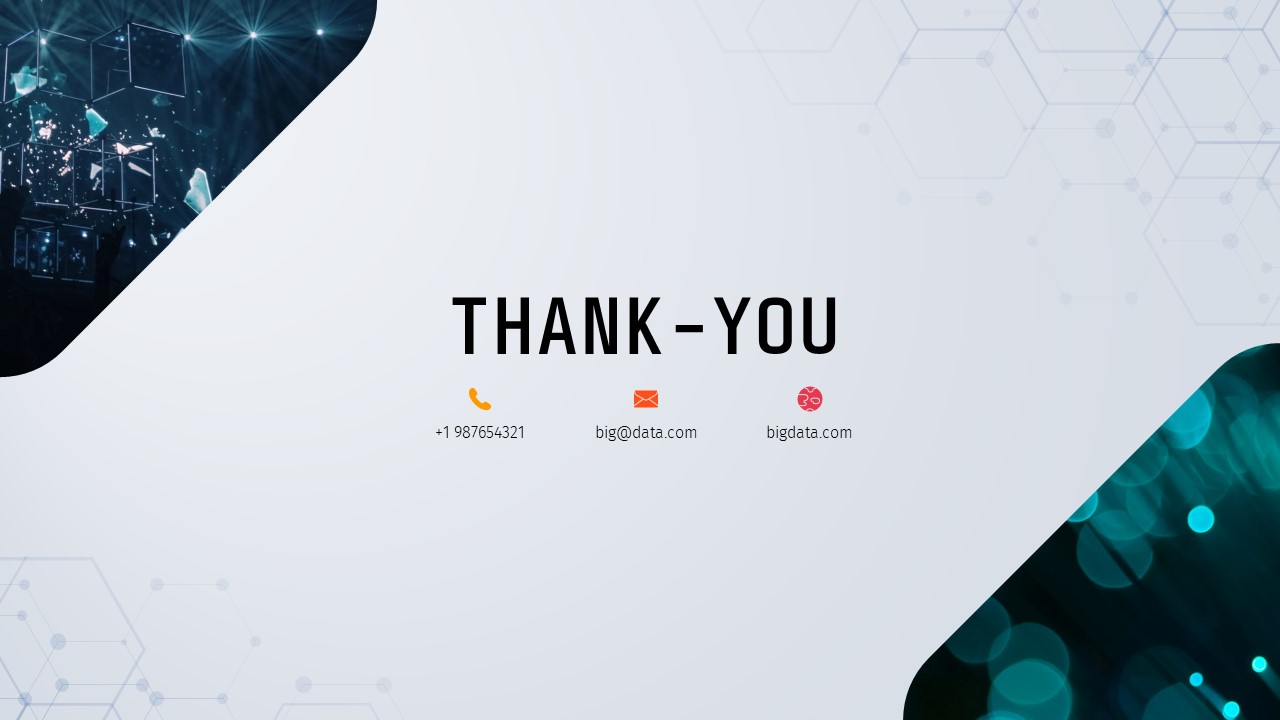 thank you template in Big Data Google Slides Themes