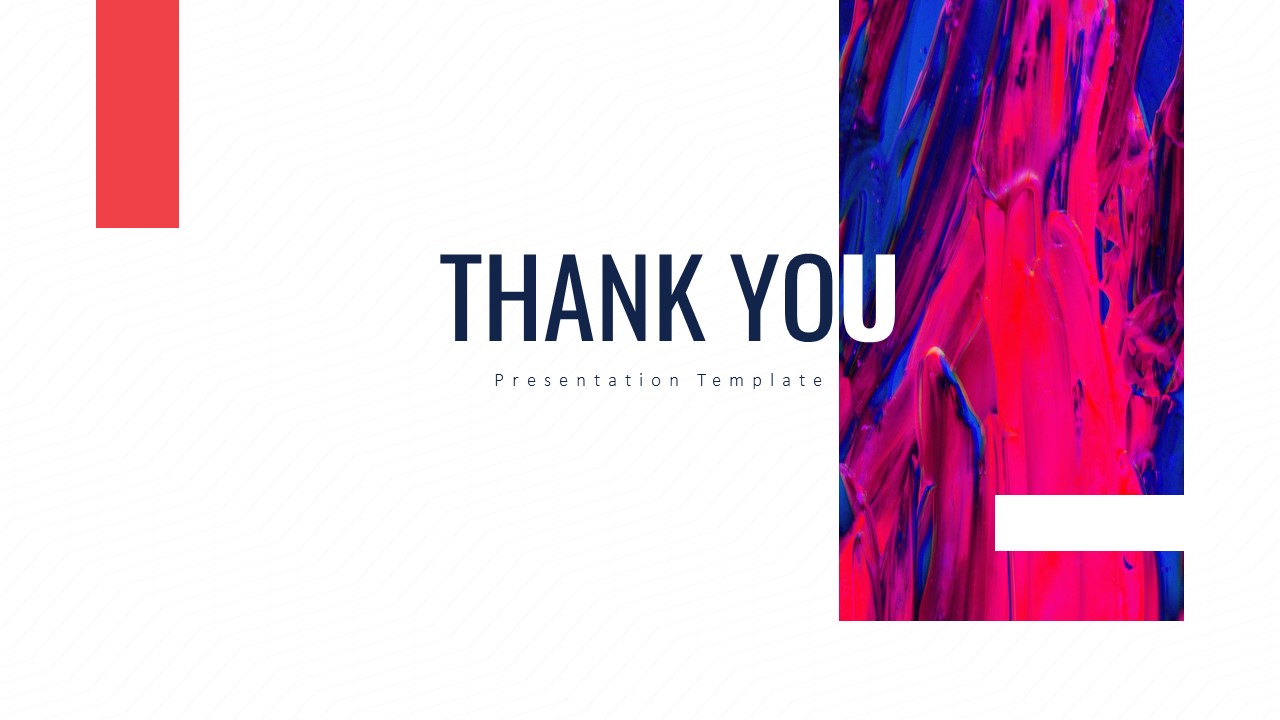 thank you template in art google slides theme