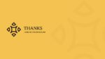 thanks slide in free brand logo presentation templates for google slides
