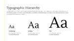 typographic hierarchic template in free brand marketing google slides theme