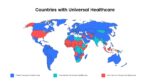 worldmap infographics template in healthcare google slides theme
