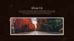 Autumn About Us Template PowerPoint