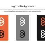 Background logos theme for google slides Free Brand presentation slides template