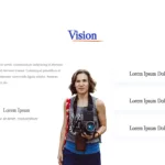 Business vision design slide for Travel google slides theme template