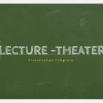 Chalkboard Google Slides Template Title Slide