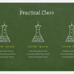 Chalkboard Slides Theme for Google Slides Practical Class Representation Slide