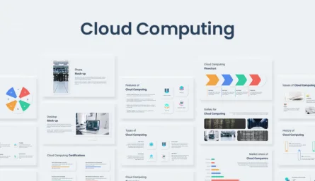 cloud computing google slides theme cover