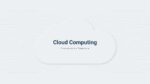 Cloud Computing Template Title Slide
