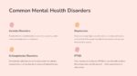 Common mental health disorders slide for free mental health slides template