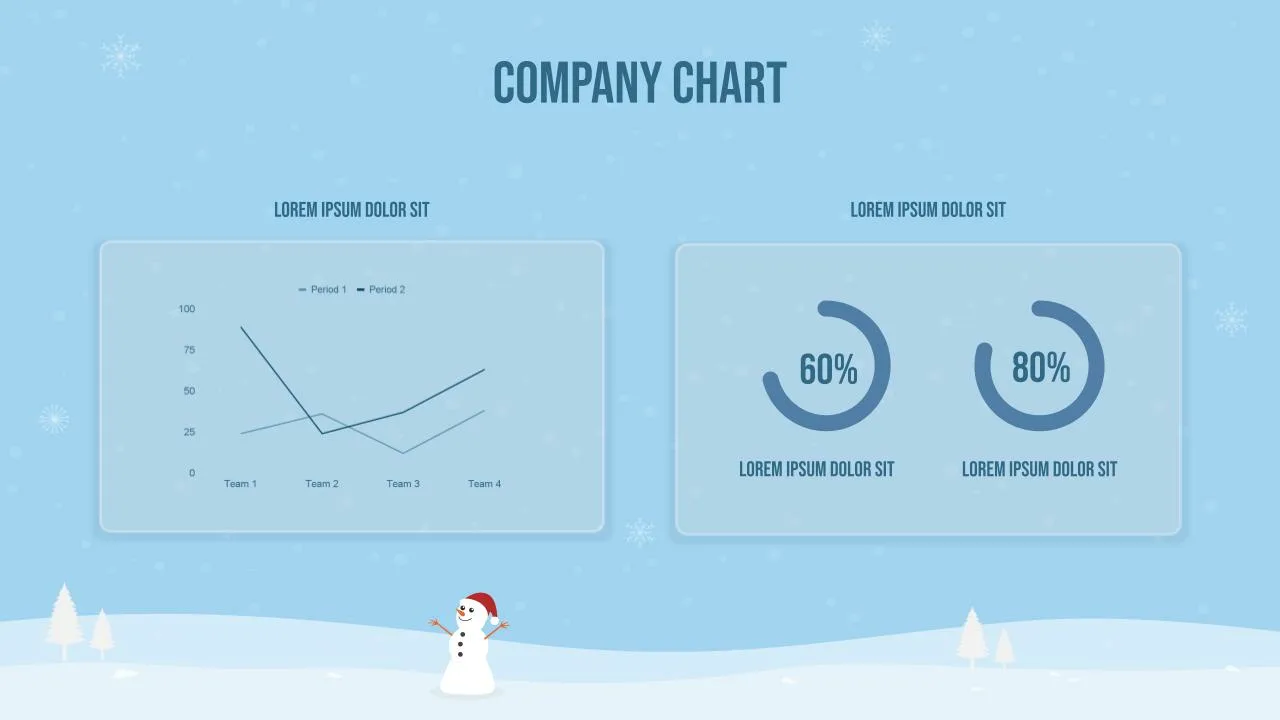 Company Chart Slide of Free Winter Google Slides Themes