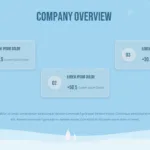 Company Overview Slide of Free Winter Slides Template