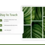 Contact Us Slide for Nature Google Slides Themes Template