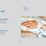 Contact us slide for Nursing google slides template