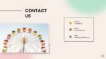 Contact us slide for summer slide business presentation template for google slides