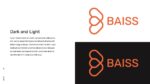 Dark and light theme logo design for google slides free brand presentation templates