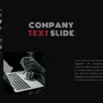 Dark slides for google slides presentation