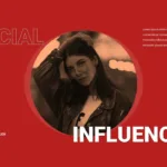 Digital marketing presentation google slides template for introduction of social influencer