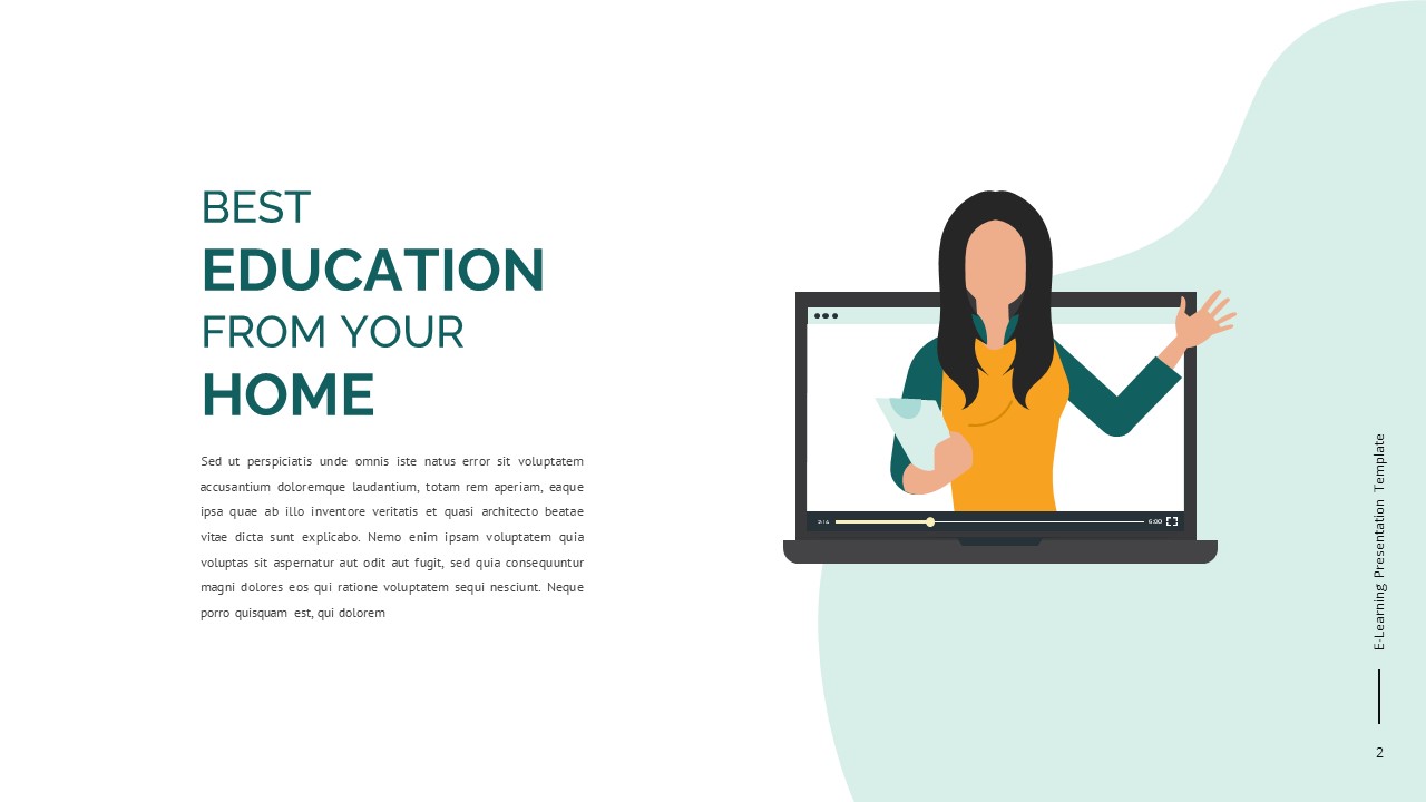 E Learning Template for Google Slidesvv