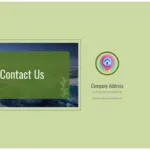 Environment Google Slides Theme Contact Us Slide